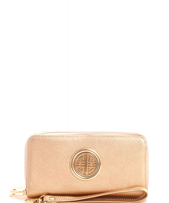Fashion Logo Wallet WU0012L ROSEGOLD